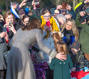 Kembridžo hercogienė Kate Middleton su dukra princese Charlotte