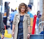 Jennifer Lopez serialo &bdquo;Shades of Blue&ldquo; filmavimo aik&scaron;telėje 