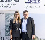 Parodos &bdquo;Vilnius amžinai. Dailės kūrinių ir vadovų po miestą dialogas&ldquo; svečiai