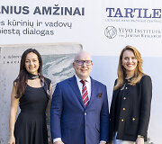 Parodos &bdquo;Vilnius amžinai. Dailės kūrinių ir vadovų po miestą dialogas&ldquo; svečiai