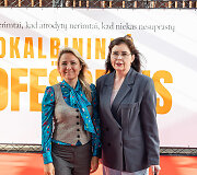 Filmo &bdquo;Pokalbininkė ir Profesorius&ldquo; premjeros svečiai