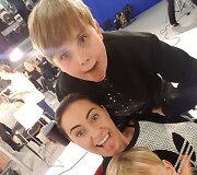 Simona Nainė su krik&scaron;to sūnumi Kipru