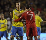 Cristiano Ronaldo ir Zlatanas Ibrahimovičius