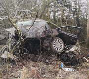 Avarijoje ties Babtais žuvo žmogus, 7 sužaloti