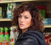 Jennifer Lopez serialo &bdquo;Shades of Blue&ldquo; filmavimo aik&scaron;telėje 