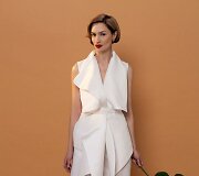 Agnės Deveikytės naujos vestuvinių suknelių kolekcijos modelis