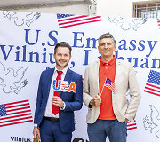 JAV ambasada Lietuvoje minėjo 246-ąją JAV Nepriklausomybės dieną