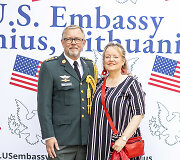 JAV ambasada Lietuvoje minėjo 246-ąją JAV Nepriklausomybės dieną