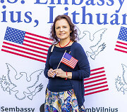 JAV ambasada Lietuvoje minėjo 246-ąją JAV Nepriklausomybės dieną