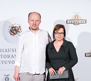 30 geriausių restoranų apdovanojimų ceremonijos akimirka