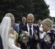 Ievos Jotkėlaitės ir Juozo Tubino vestuvių akimirka