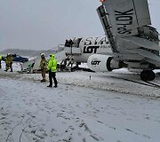 I&scaron; arti &ndash; Vilniaus oro uoste nuslydęs lėktuvas
