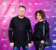 Saulius Urbonavičius-Samas su žmona Kristina