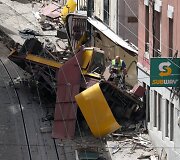 Portugalijoje įvykusi funikulieriaus avarija / PATRICIA DE MELO MOREIRA / AFP