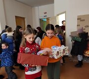 Anksčiau vykusios akcijos &bdquo;Supakuok Kalėdas Ukrainos vaikams&ldquo; akimirkos