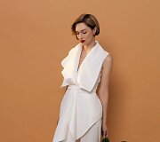 Agnės Deveikytės naujos vestuvinių suknelių kolekcijos modelis