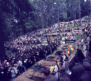 Medininkų žudynių aukų laidotuvės Antakalnio kapinėse (1991 m.)