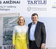 Parodos &bdquo;Vilnius amžinai. Dailės kūrinių ir vadovų po miestą dialogas&ldquo; svečiai