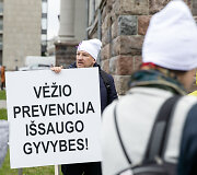 Mitingas &bdquo;Vėžys &ndash; ne sloga&ldquo;