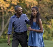 Barackas Obama su dukra Malia