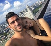 Graziano Pelle su mergina Viktoria Varga
