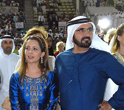 &Scaron;eichas Mohammedas bin Rashidas al Maktoumas su princese Haya