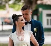 Gintarės Jaro&scaron;aitės ir Edgaro Žarskio vestuvių akimirka