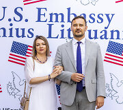 JAV ambasada Lietuvoje minėjo 246-ąją JAV Nepriklausomybės dieną
