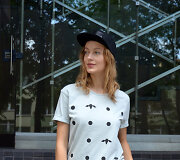 &bdquo;Laura Daili&ldquo; kapsulinės kolekcijos &bdquo;Favor '20&ldquo; modelis