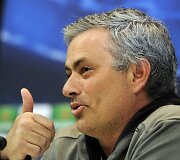 Madrido &bdquo;Real&ldquo; treneris Jose Mourinho spaudos konferencijoje 