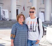 Rimvydas &Scaron;irvinskas-Makalius su mama