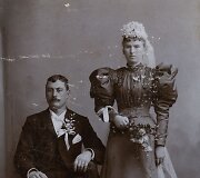 XIX amžiaus vestuviniai portretai