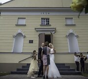 Ievos Jotkėlaitės ir Juozo Tubino vestuvių akimirka