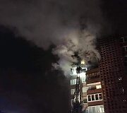 Žardininkų gatvės devinauk&scaron;tyje Kalėdų vakarą kilo gaisras. 