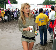 Kate Moss Glastonberio festivalyje