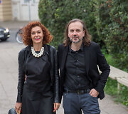Oskaras Kor&scaron;unovas ir Alexandra Kremer
