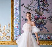 Agnės Deveikytės kurta vestuvinė suknelė