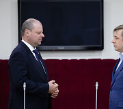 Saulius Skvernelis, Ramūnas Karbauskis