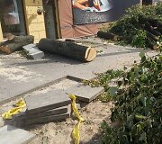 Betvarkė Kauno Bir&scaron;tono gatvėje