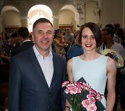 2016 m. magistro diplomų įteikimo ceremonijoje