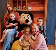 Lina &Scaron;imoliūnienė su vaikais