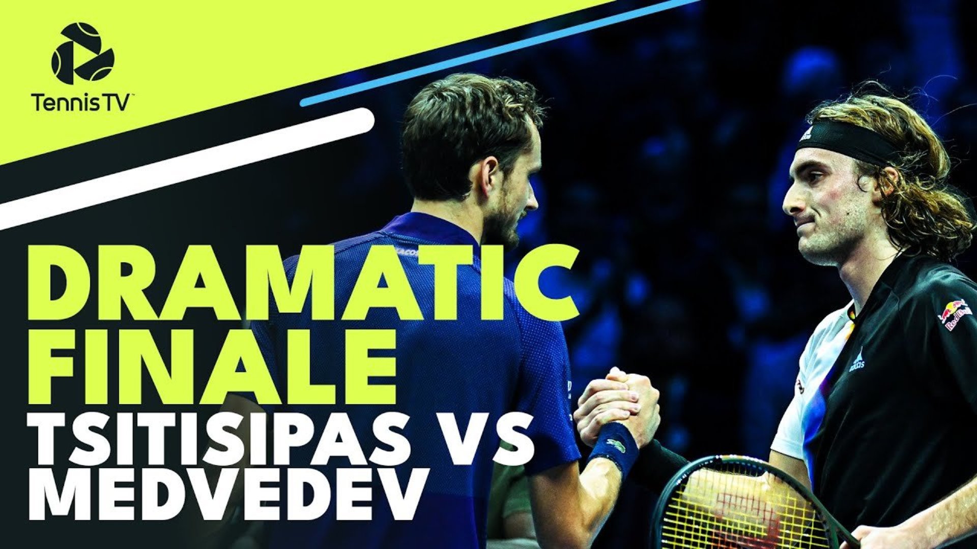 DRAMATIC FINALE Stefanos Tsitsipas Faces Daniil Medvedev Nitto ATP Finals 2022 Highlights Video 15min.lt