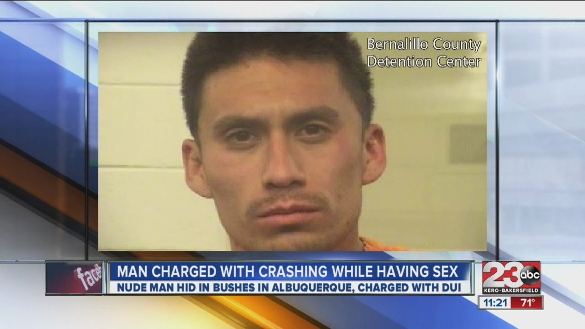 Man crashes while having sex and driving drunk