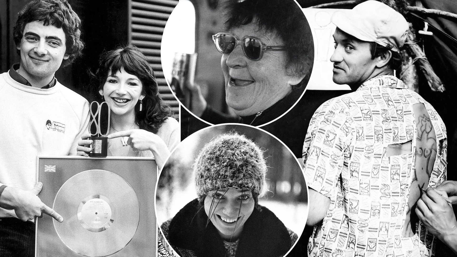 Rowanas Atkinsonas, Kate Bush, Kazimiera Kymantaitė, Idalija Krikščionaitytė, Aleksas Dabulskis / Getty, Onos Pajedaitės, Antano Sutkaus, Antano Miežansko nuotraukos