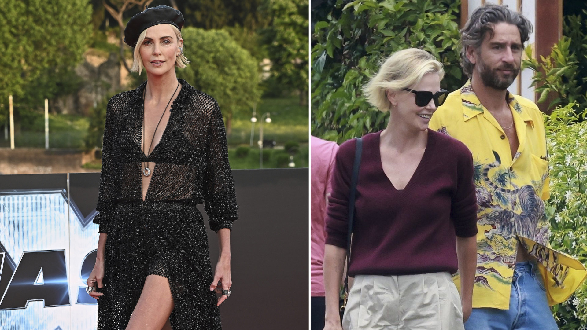 Charlize Theron ir Alexas Dimitrijevicius / Vida Press nuotraukos