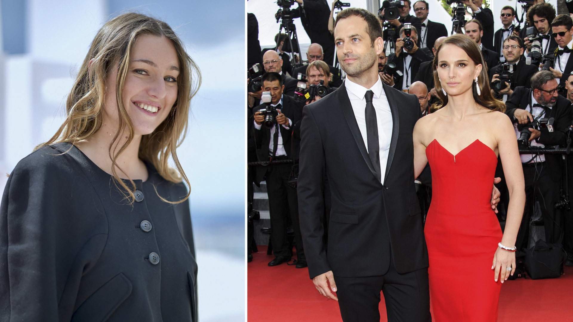 Camille Étienne, Benjamin Millepied ir Natalie Portman / Vida Press nuotraukos