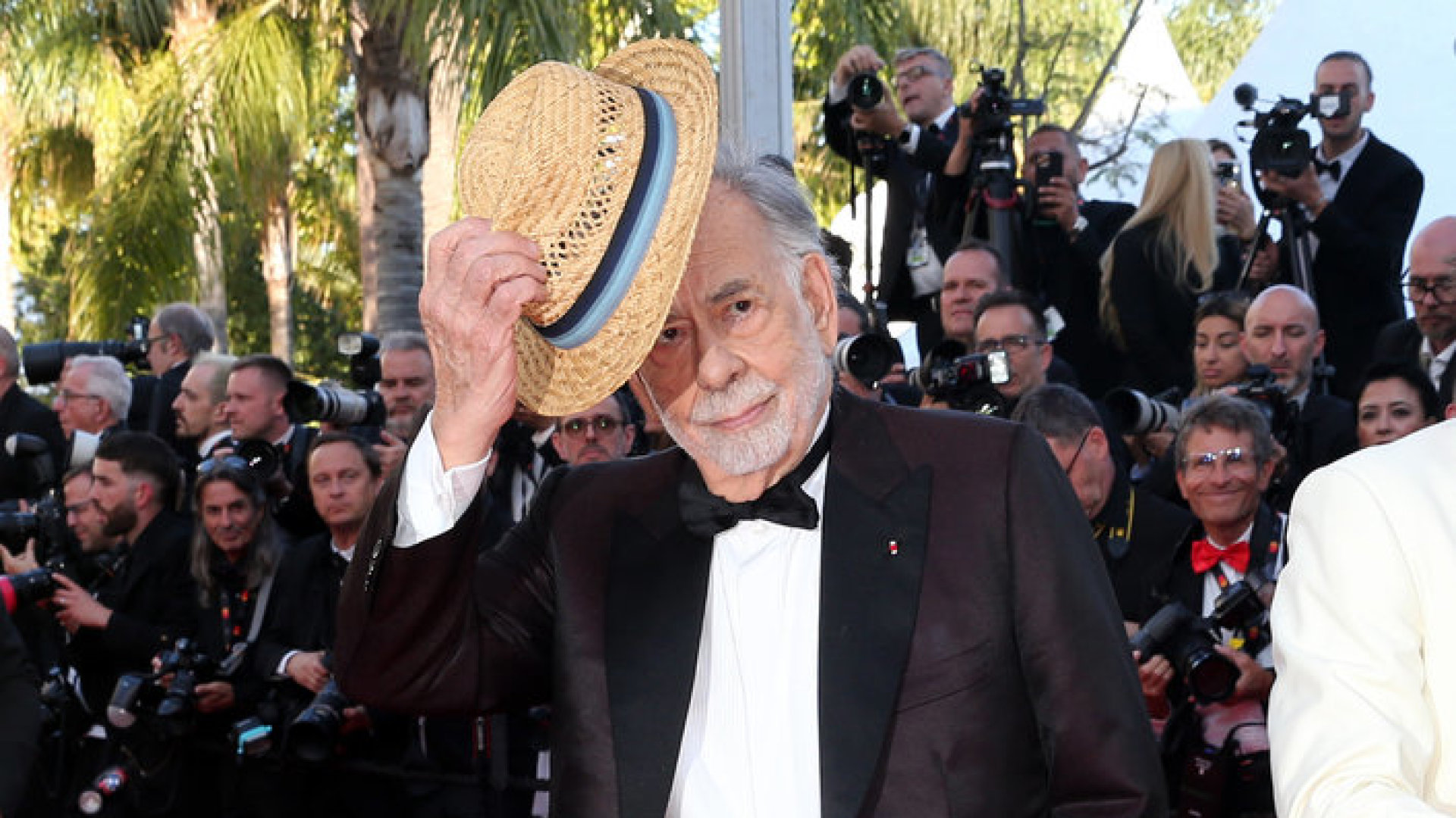 Francis Fordas Coppola Kanuose: festivalyje kino metras buvo sutiktas ovacijomis, tačiau tris dešimtmečius nešiotas jo „kūdikis“ daugumos kritikų nesužavėjo / Getty nuotrauka