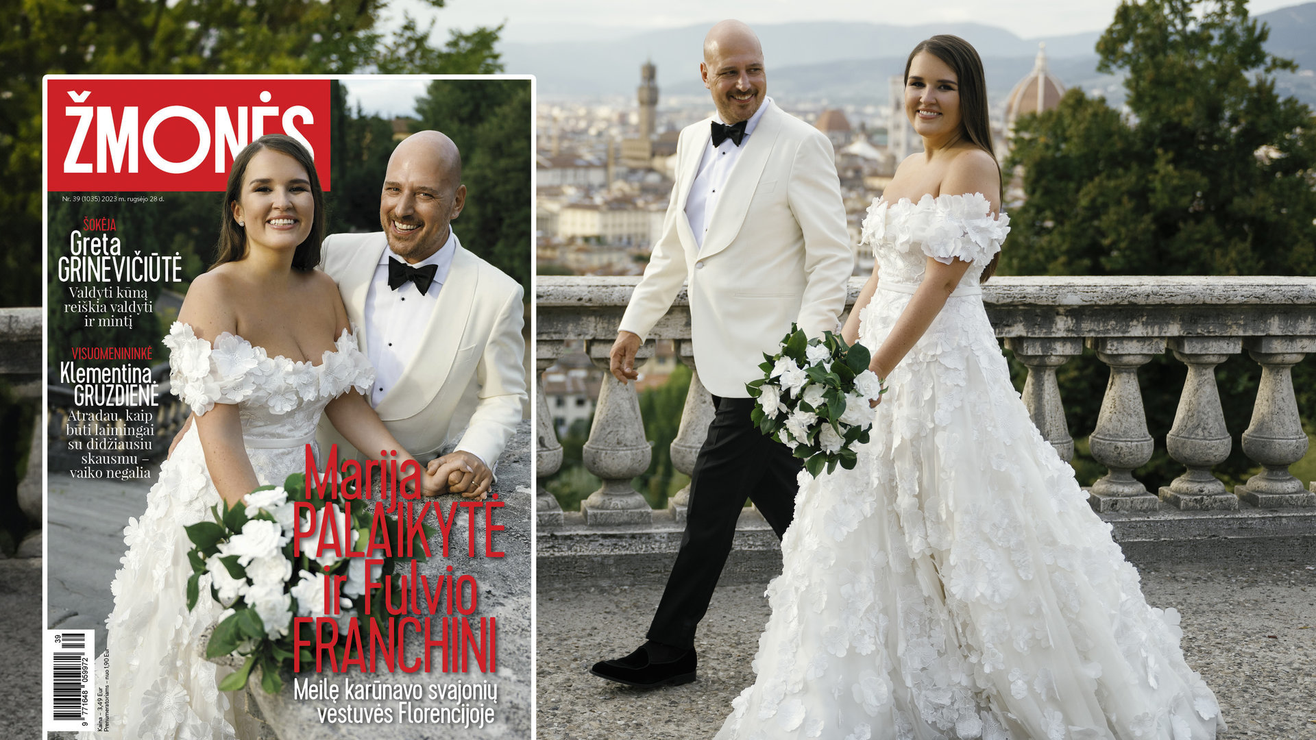 Marijos Palaikytės ir Fulvio Franchini vestuvių akimirka / Aisčio Roko nuotrauka
