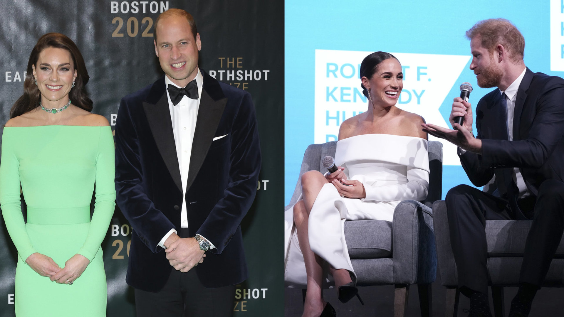 Williamas ir Catherine, Harry ir Meghan / Getty nuotrauka