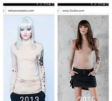 „Tattoo Sweaters“ 2013 metų ir „2ru2ra“ 2015 metų modeliai